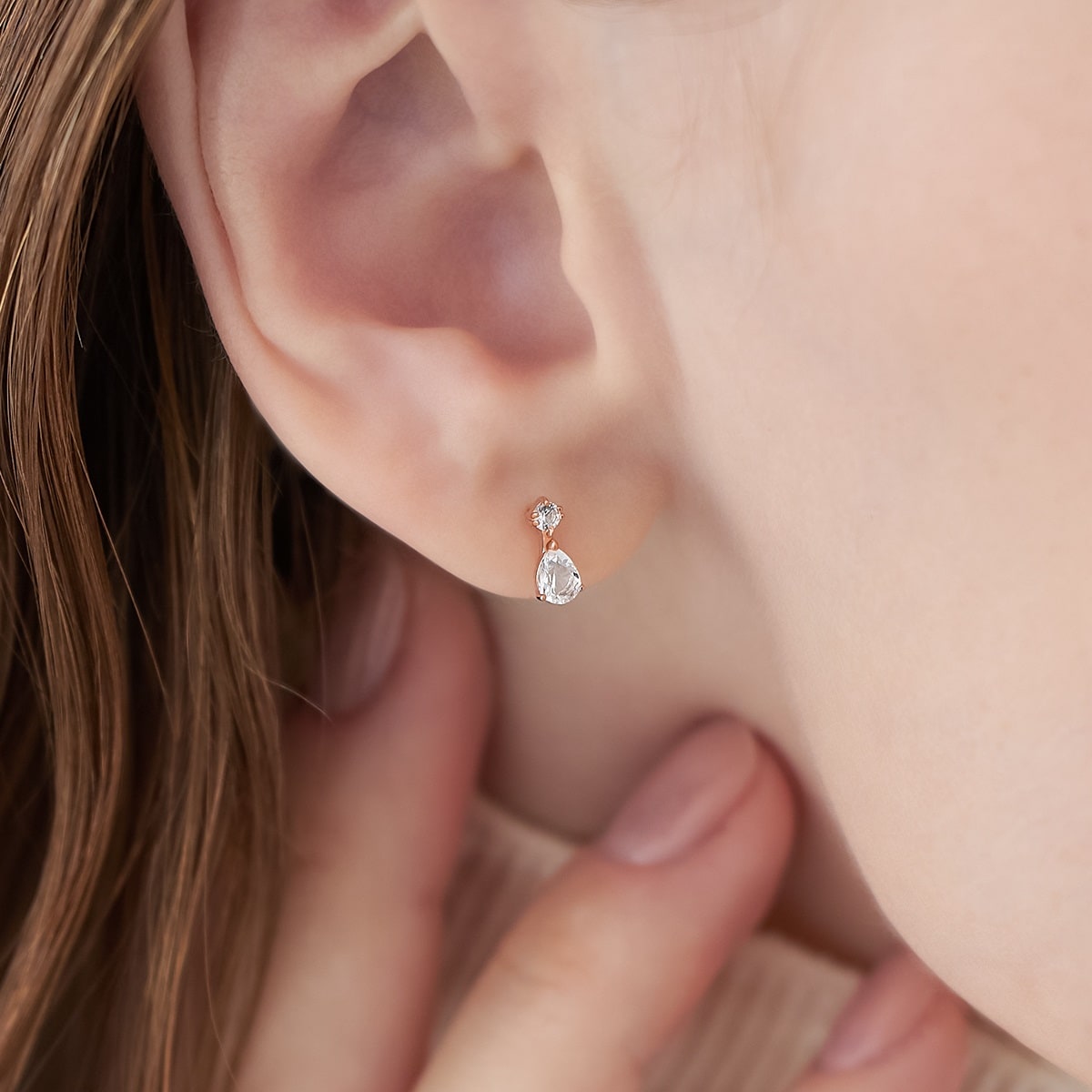 K10ピンクゴールド ピアス | 112546653101 | 【公式】4℃ジュエリー