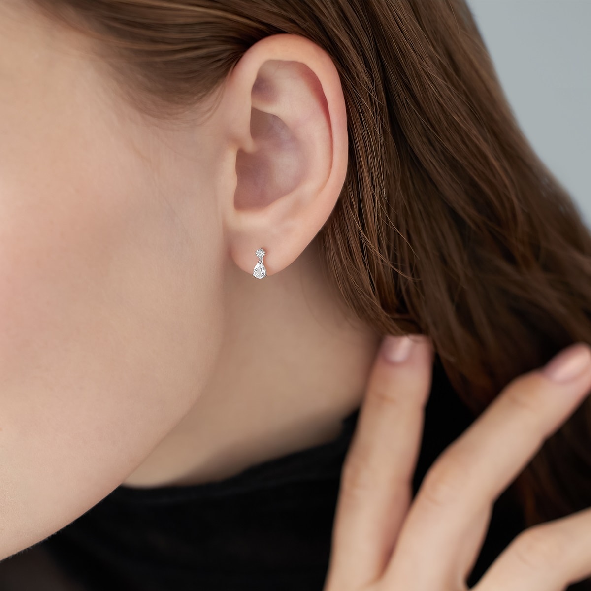 K10ホワイトゴールド ピアス | 112546653201 | 【公式】4℃ジュエリー