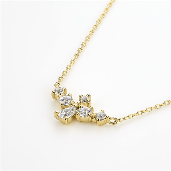アクセサリー IK CONNECT WITH LOVE DIAMOND NECKLACE(2JN1052)K10 ネックレス