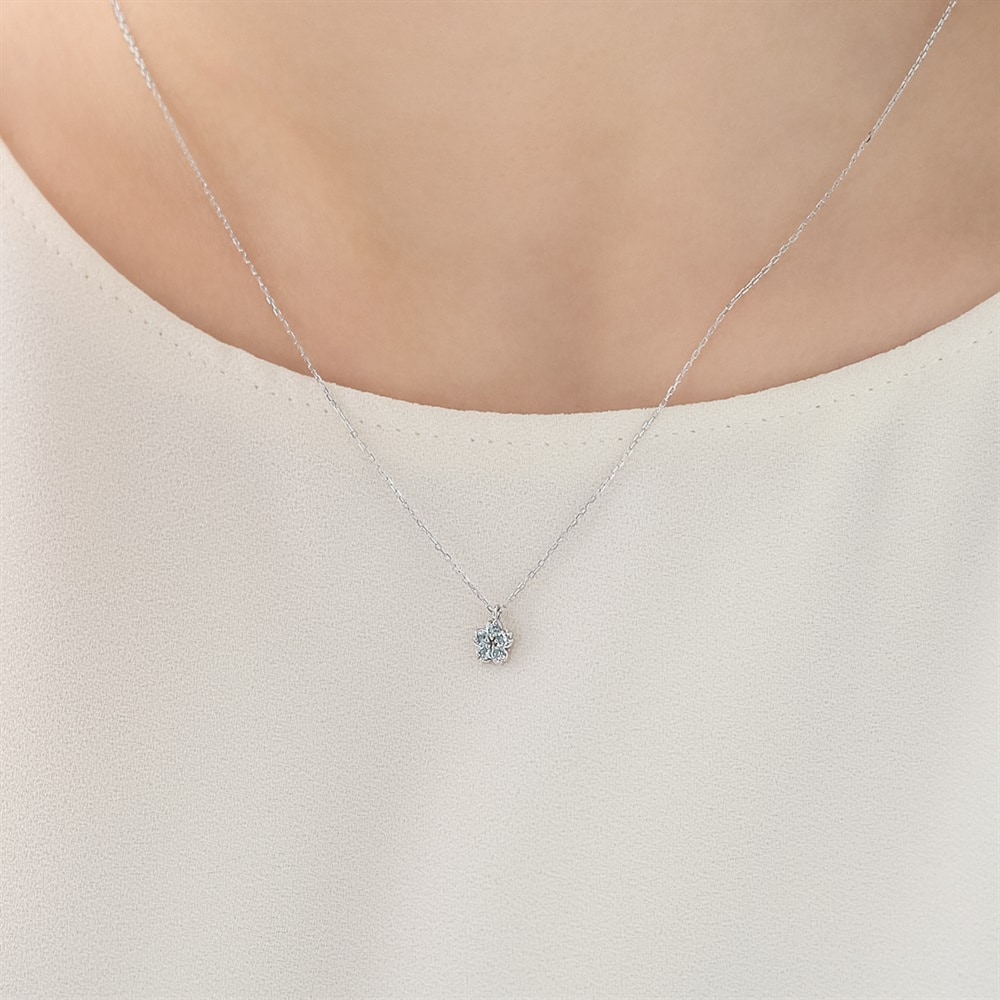 K10ホワイトゴールド ネックレス | 112616723202 | 【公式】4