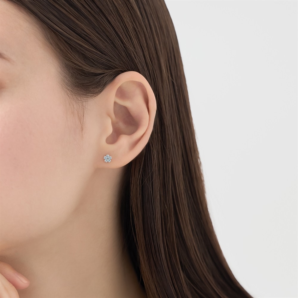 K10ホワイトゴールド ピアス | 112616753201 | 【公式】4℃ジュエリー