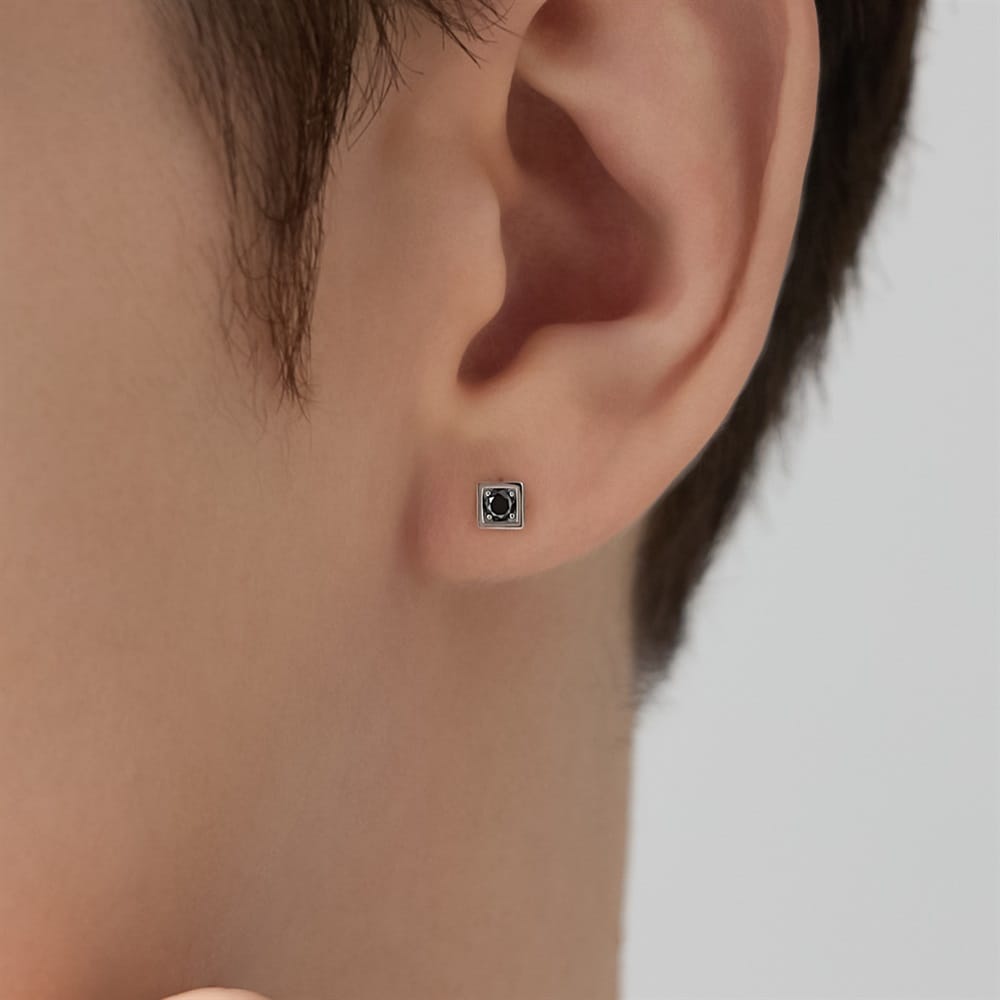 プラチナ ピアス/片耳用 | 112633355002 | 【公式】4℃ HOMME+