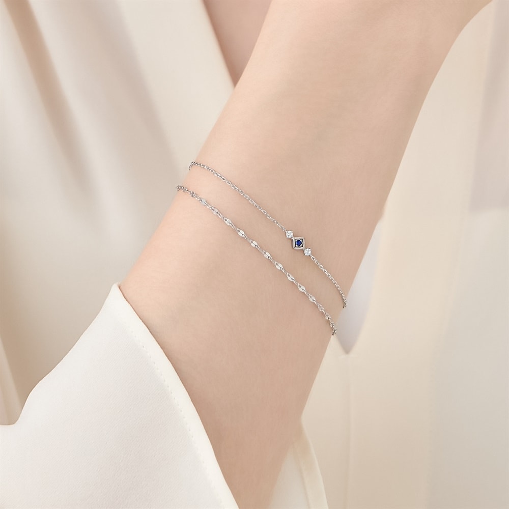 4℃ シルバーブレスレット　箱、ショッパー、保証書付き シルバー ブレスレット | 112634131906 | 【公式】4℃ジュエリー
