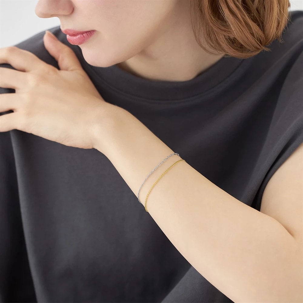 シルバーブレスレット 着用イメージ
