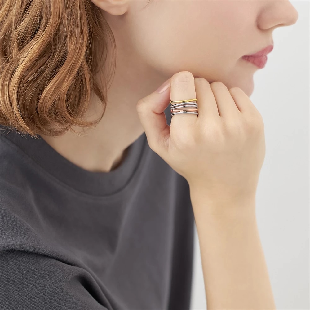 シルバーリング 着用イメージ