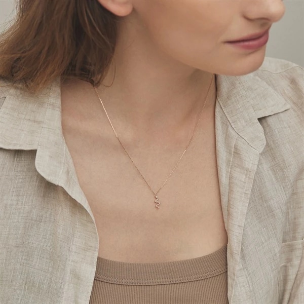 K10イエローゴールド ネックレス ¥37,400