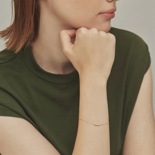 K10イエローゴールド ブレスレット ¥19,800