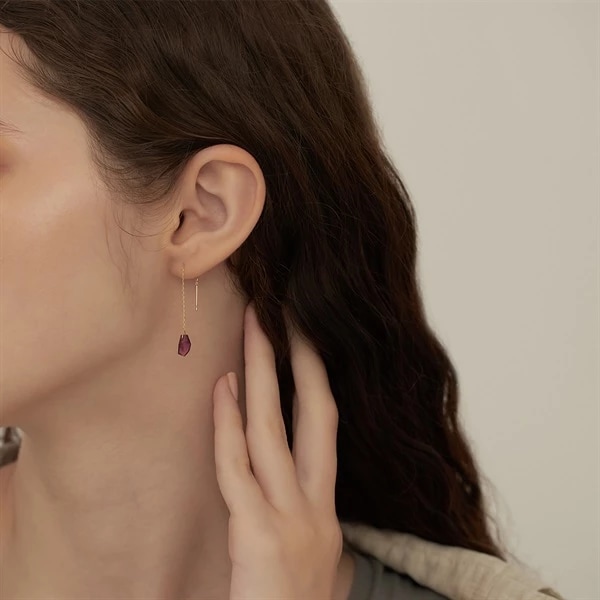 K10イエローゴールド ピアス ¥18,700