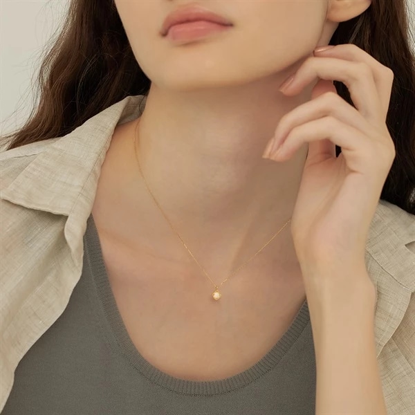 K10イエローゴールド ネックレス ¥30,800