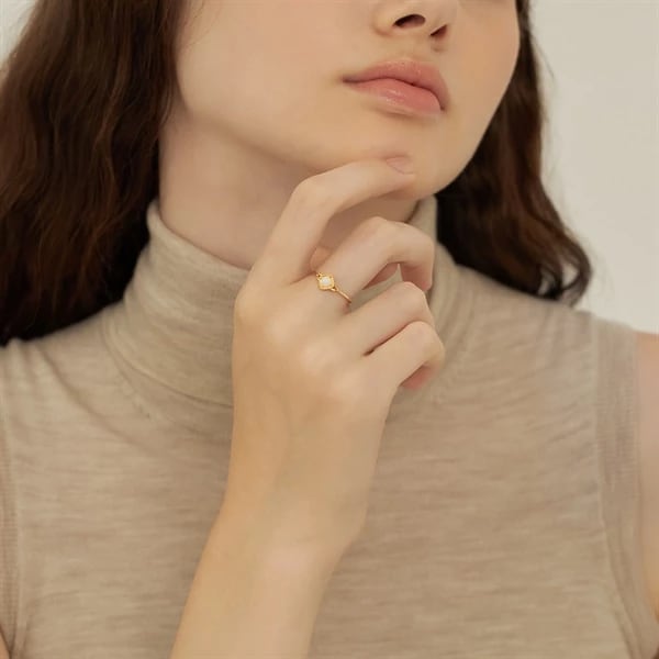 K10イエローゴールド リング ¥37,400