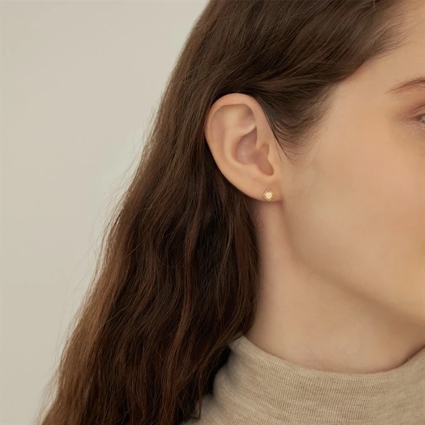 K10イエローゴールド ピアス ¥26,400