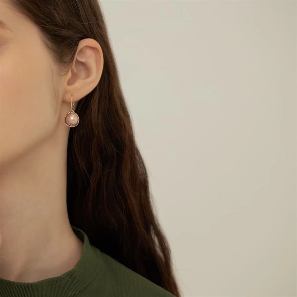 K10イエローゴールド ピアス ¥74,800