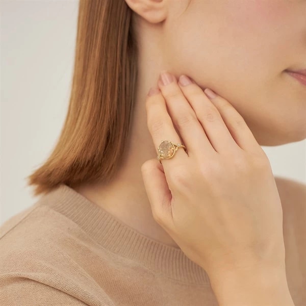 K10イエローゴールド リング ¥110,000