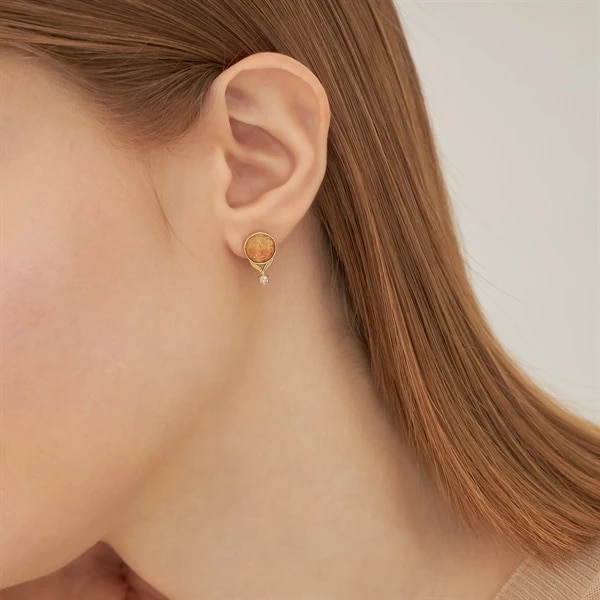 K10イエローゴールド ピアス ¥85,800