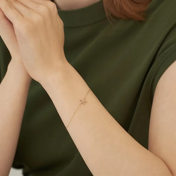 K10イエローゴールド ブレスレット ¥48,400