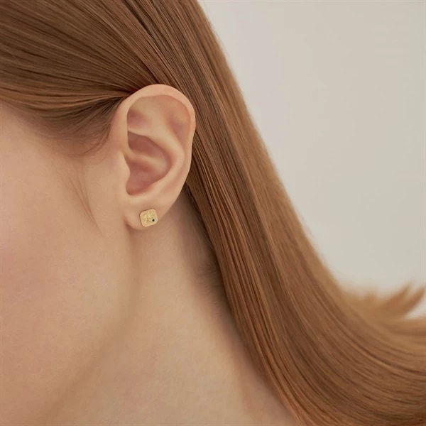 K10イエローゴールド ピアス ¥39,600